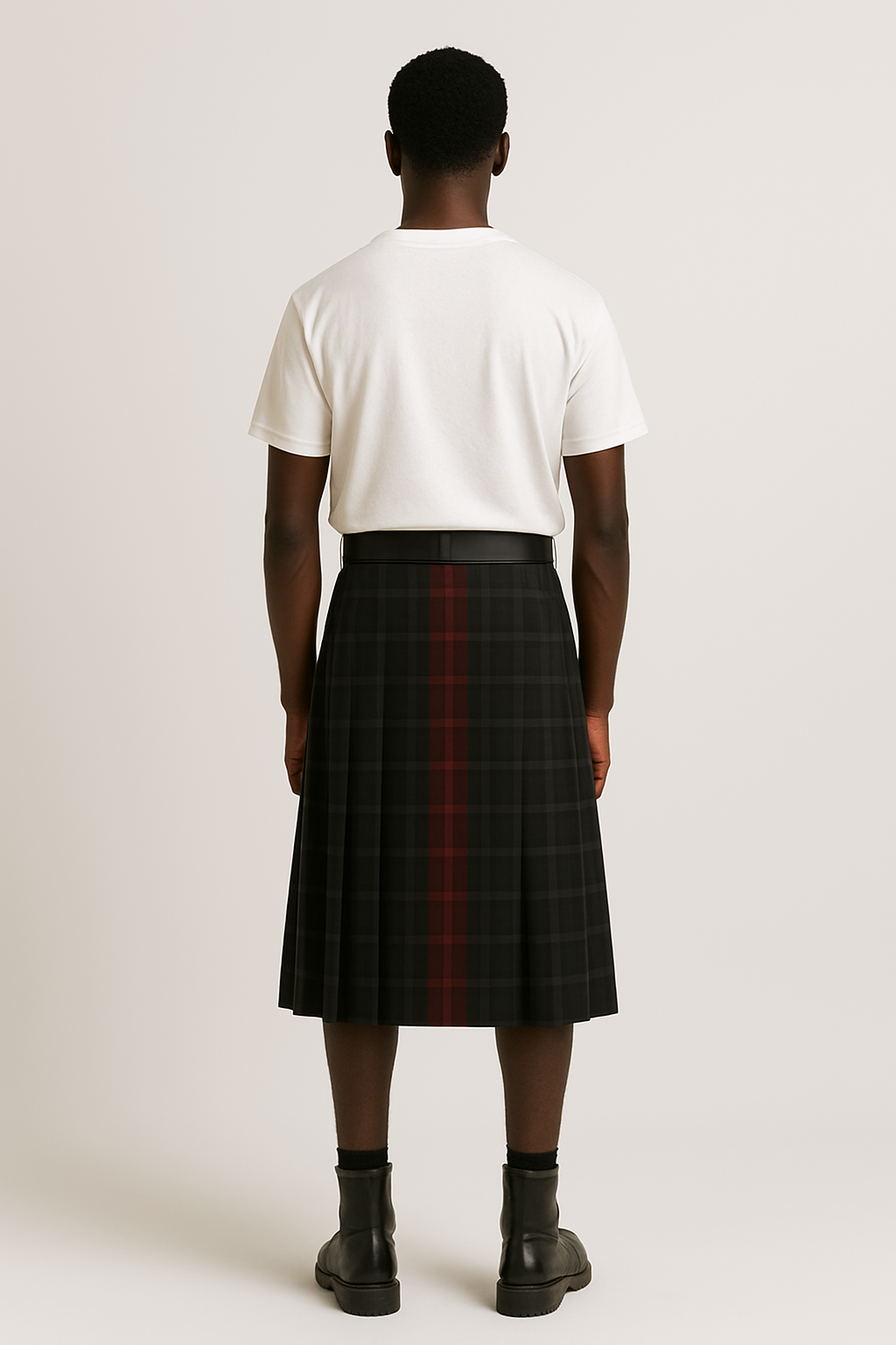 MEN Long Tartan Kilt