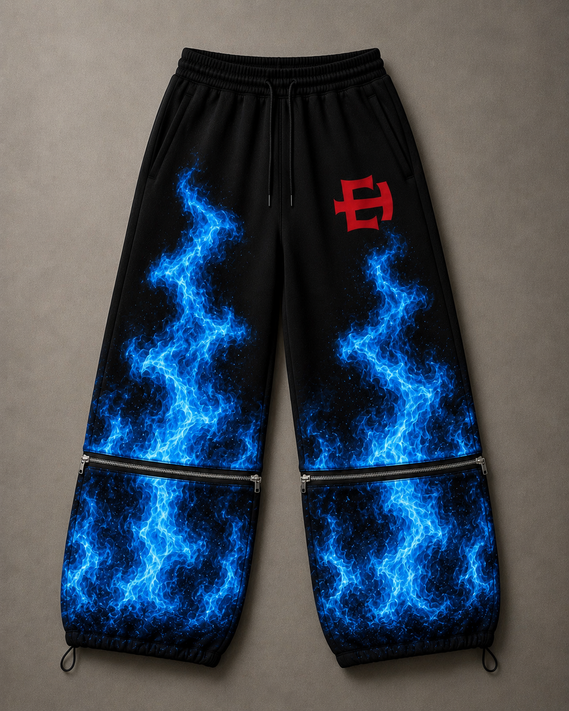 Blue Flame Sweatpants