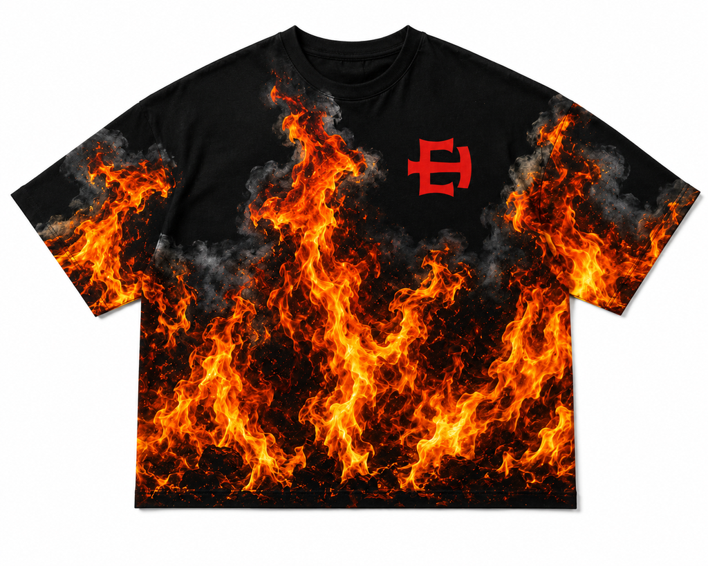 Red Flame T Shirt