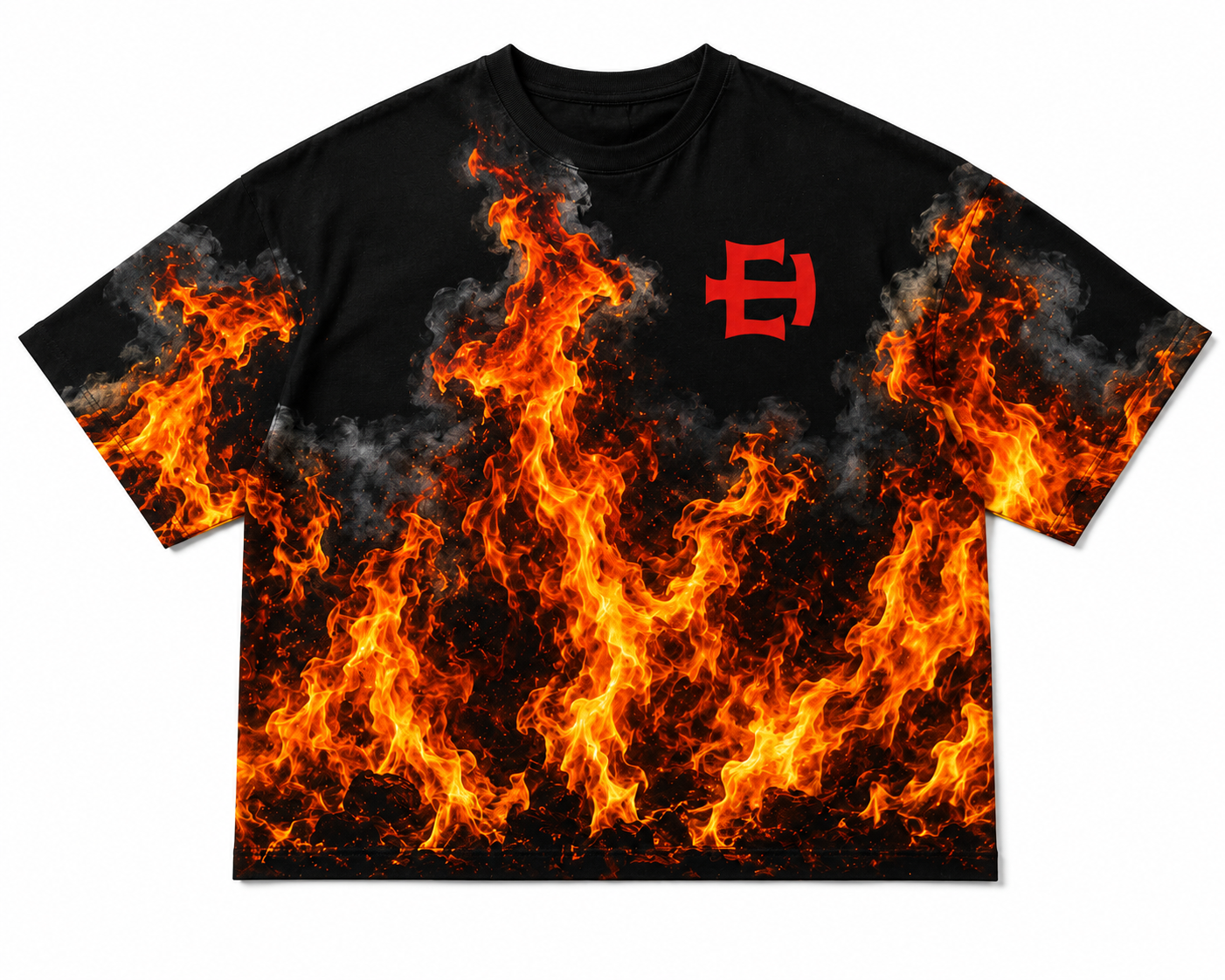Red Flame T Shirt