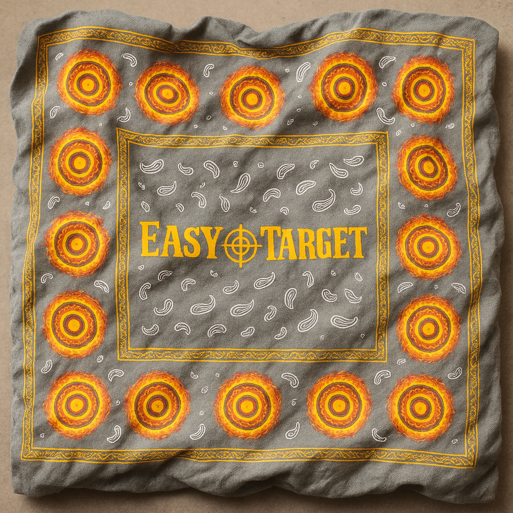ETbyTN XL Silk Smoke Bandana