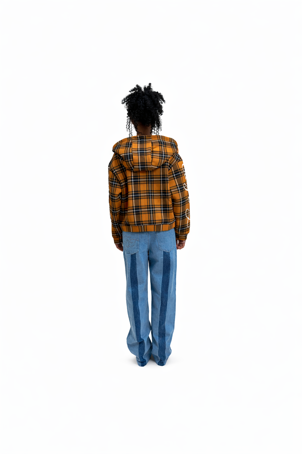 Plaid de Luxe Mustard Drip