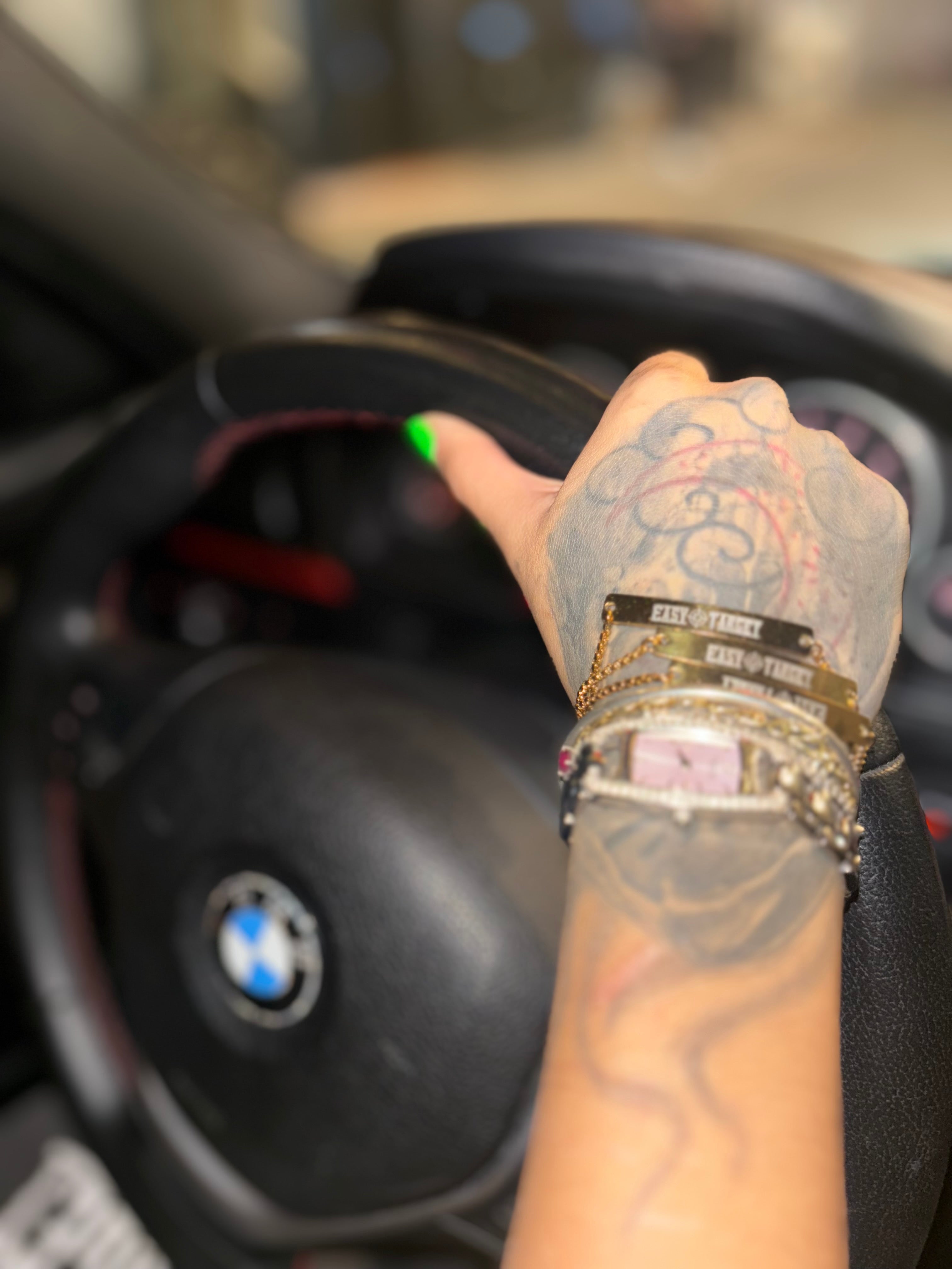 Easy Target (GOLD) Nameplate Bracelets