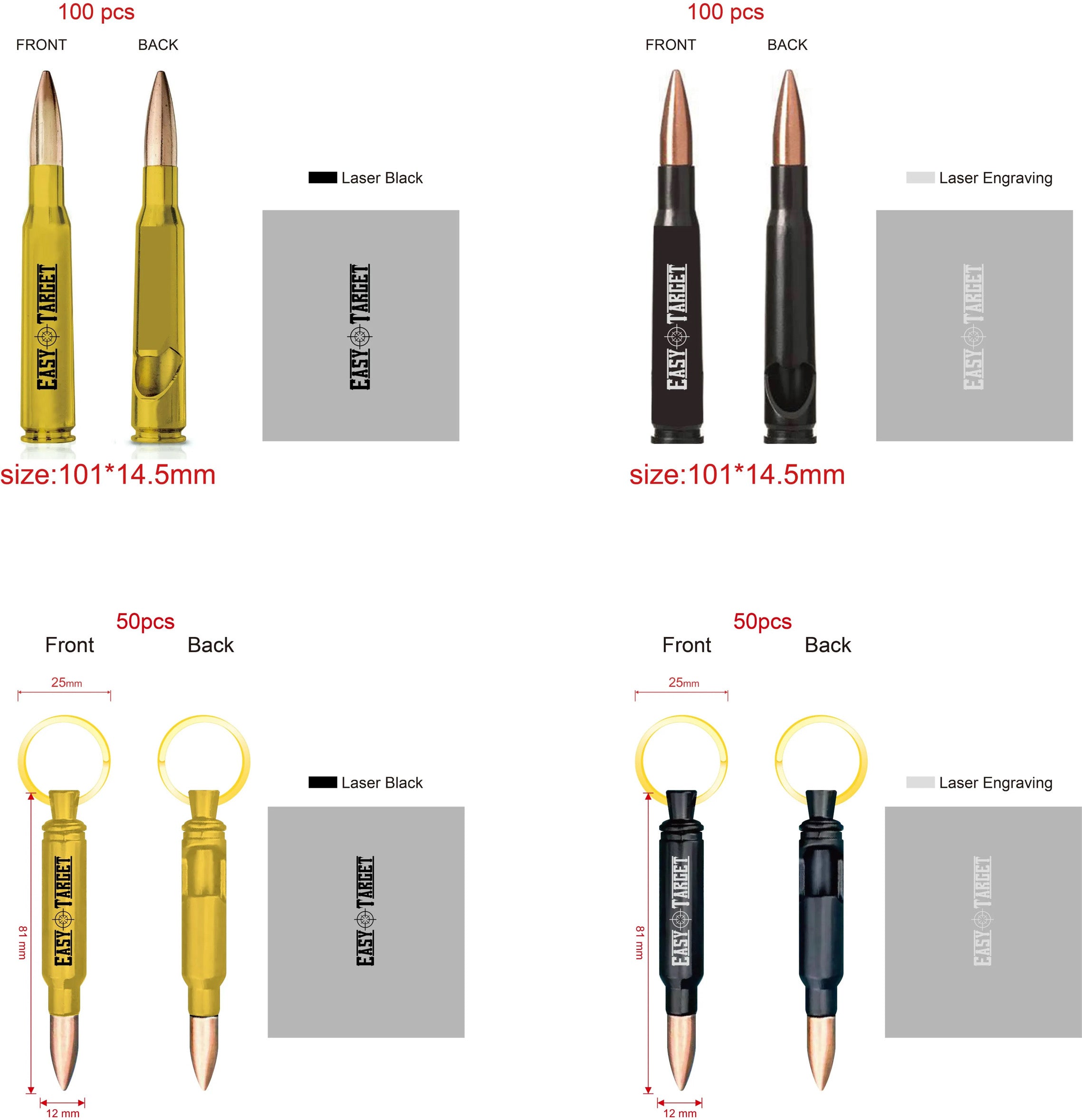 Bottle Openers (GLD 2 PK)