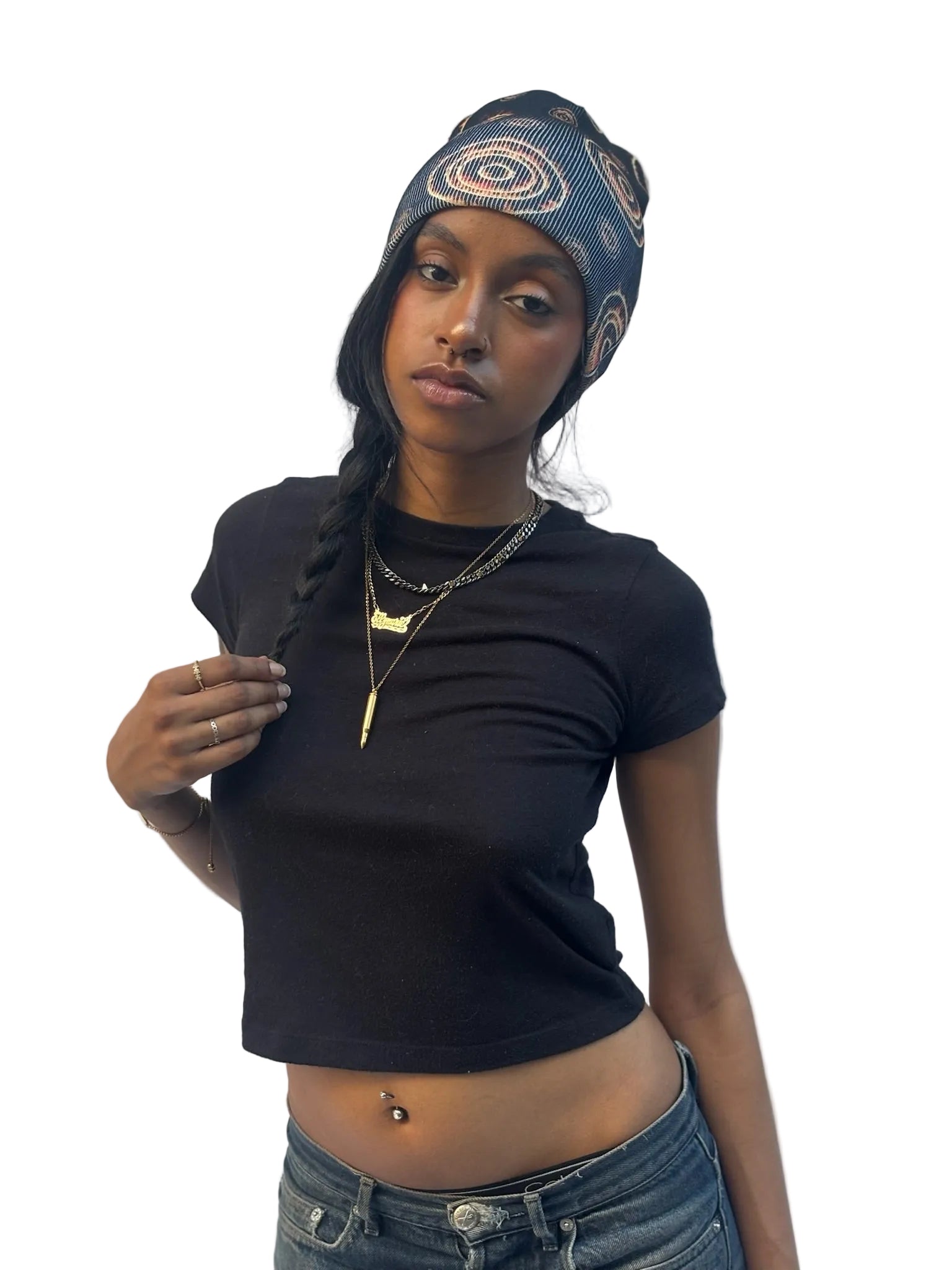 Black Hot Head Beanie