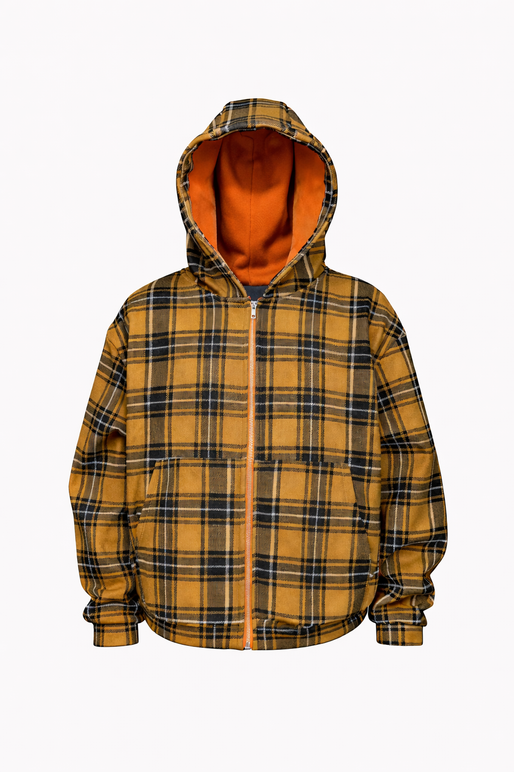Plaid de Luxe Mustard Drip