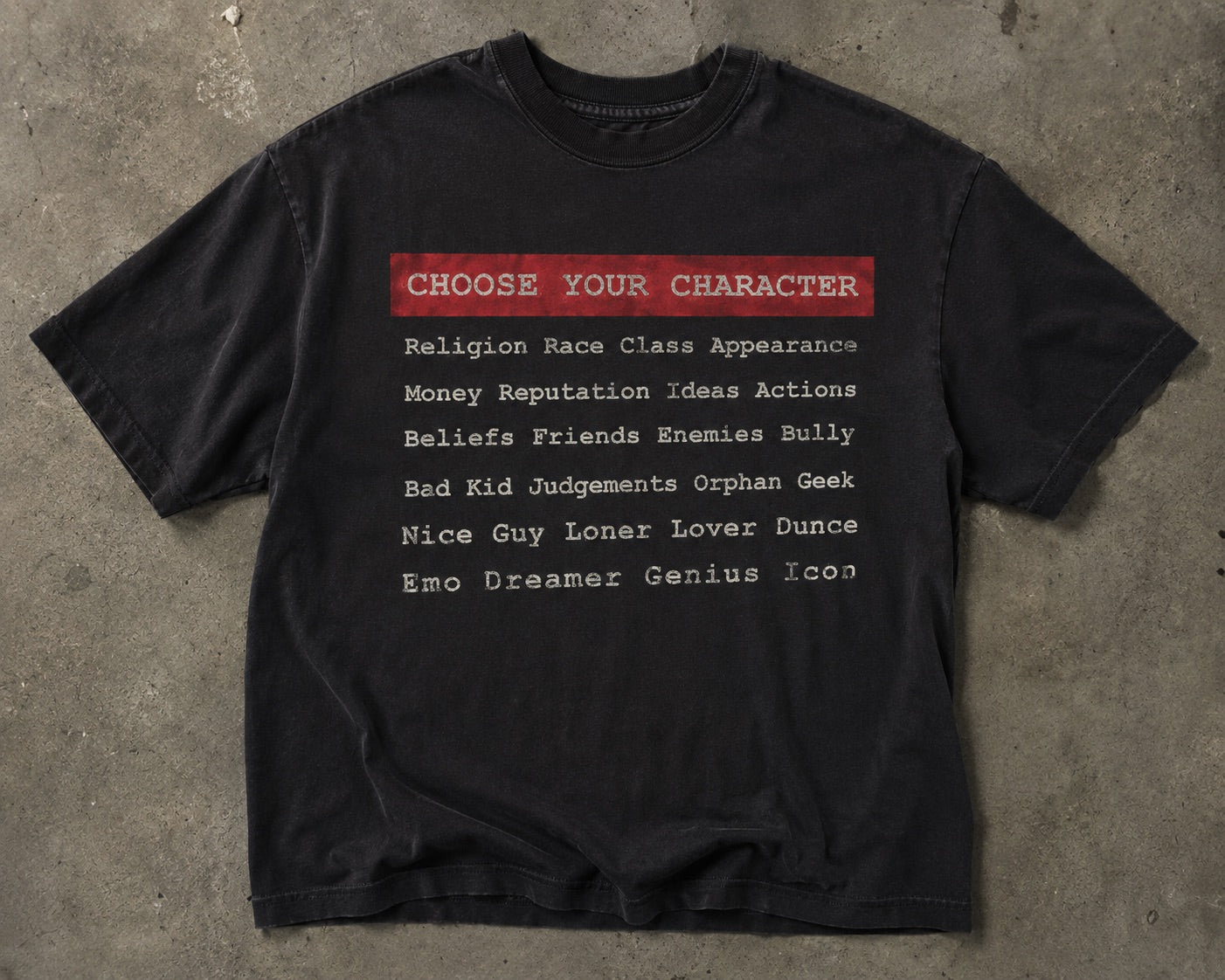 Character Selection T Shirt