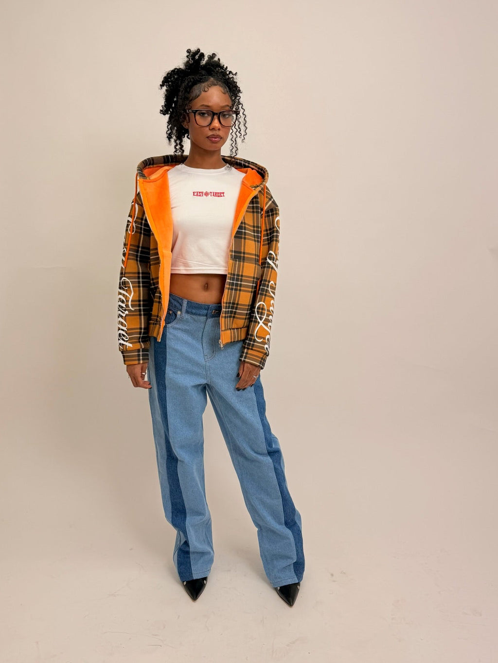 Plaid de Luxe Mustard Drip