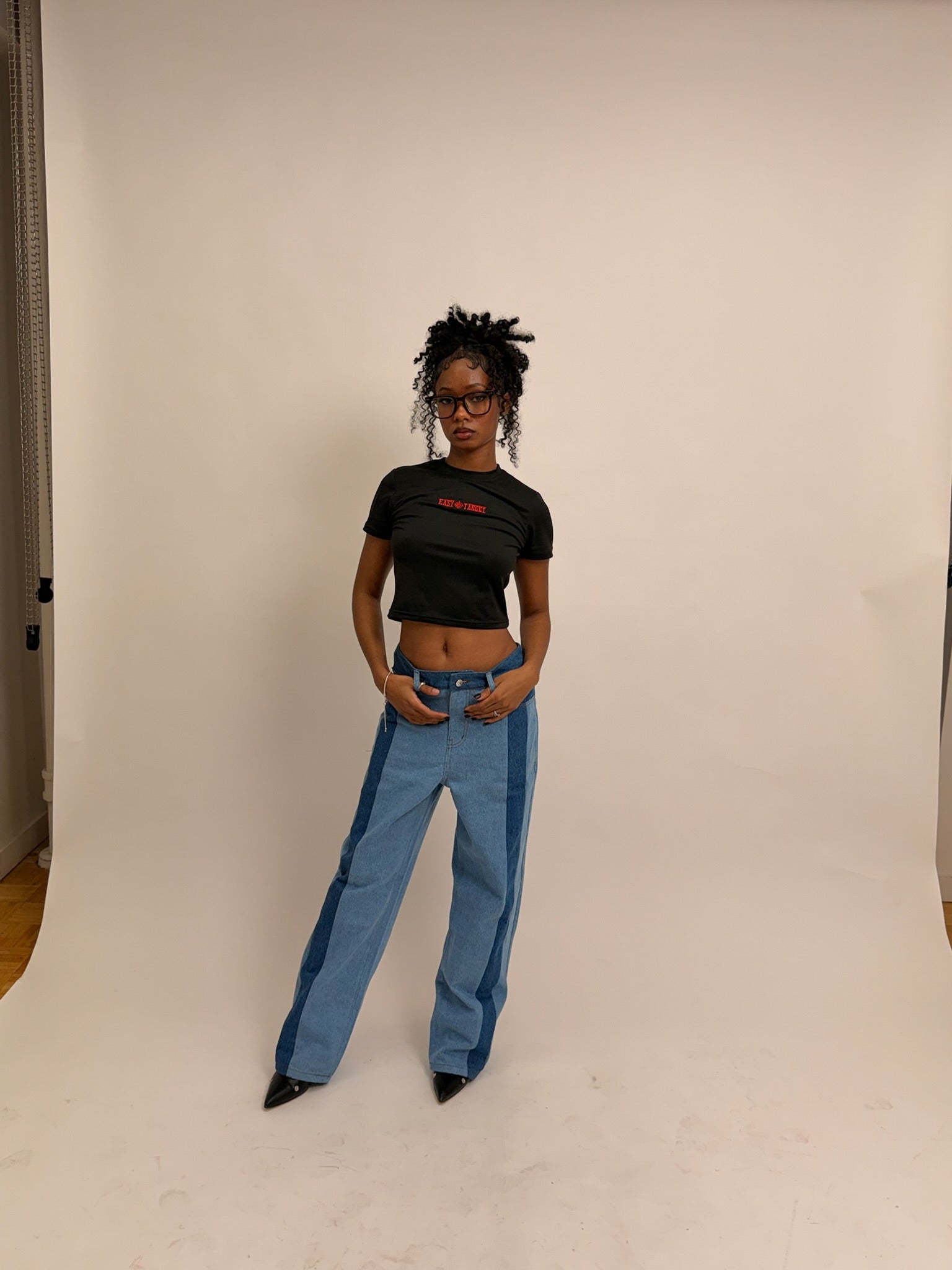 WMNS Crop Tees (Multi Color)