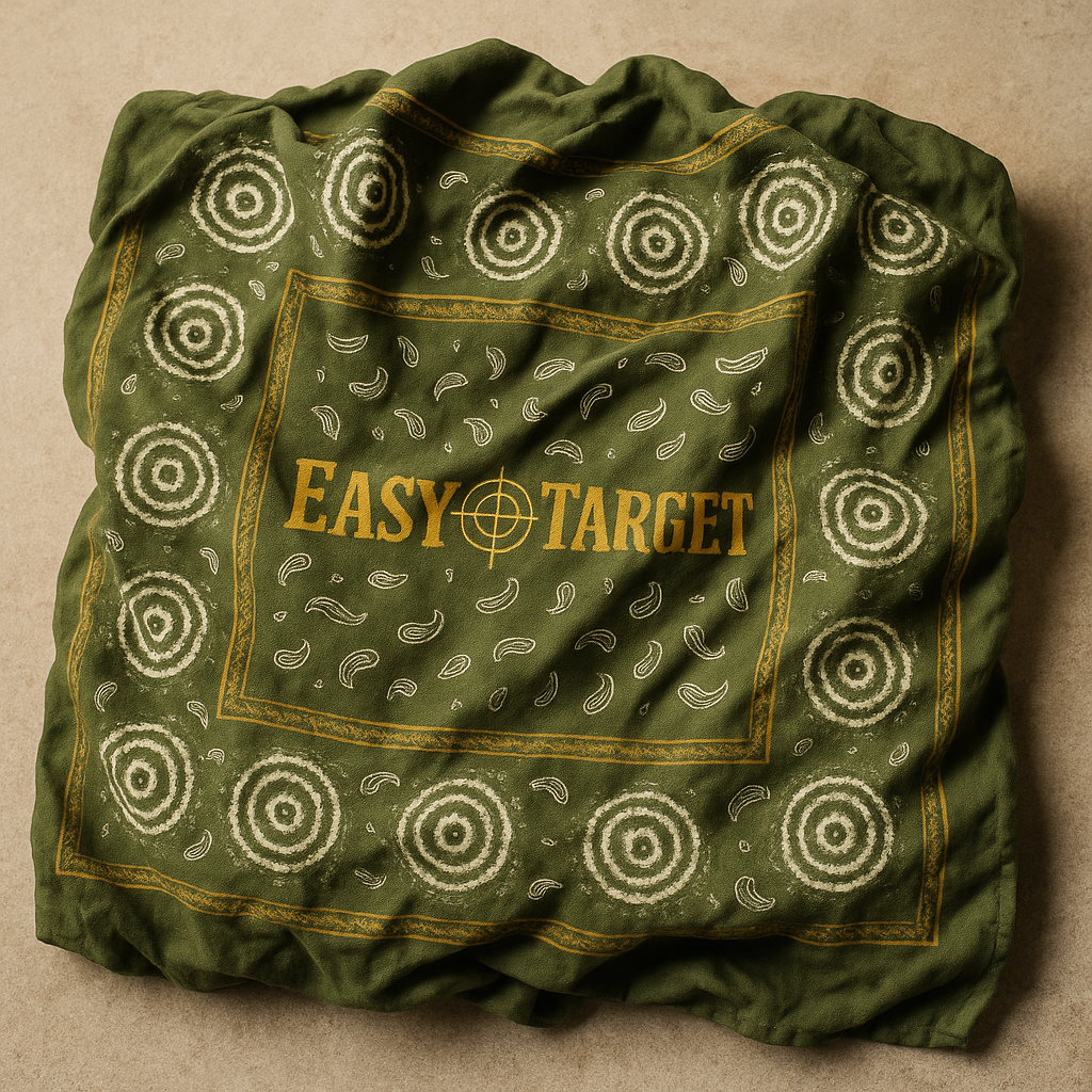 ETbyTN XL Silk Pine Tree Bandana