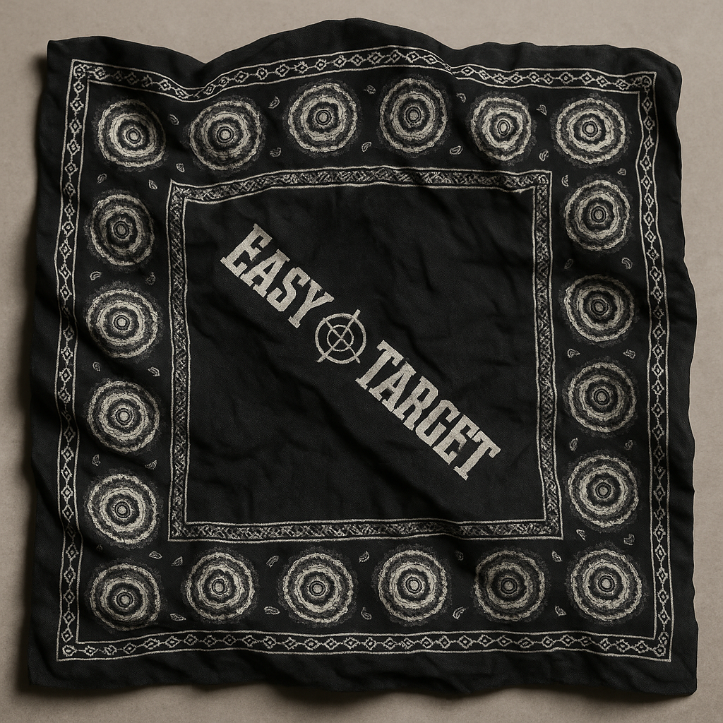 E.T.A XL Black Bandana