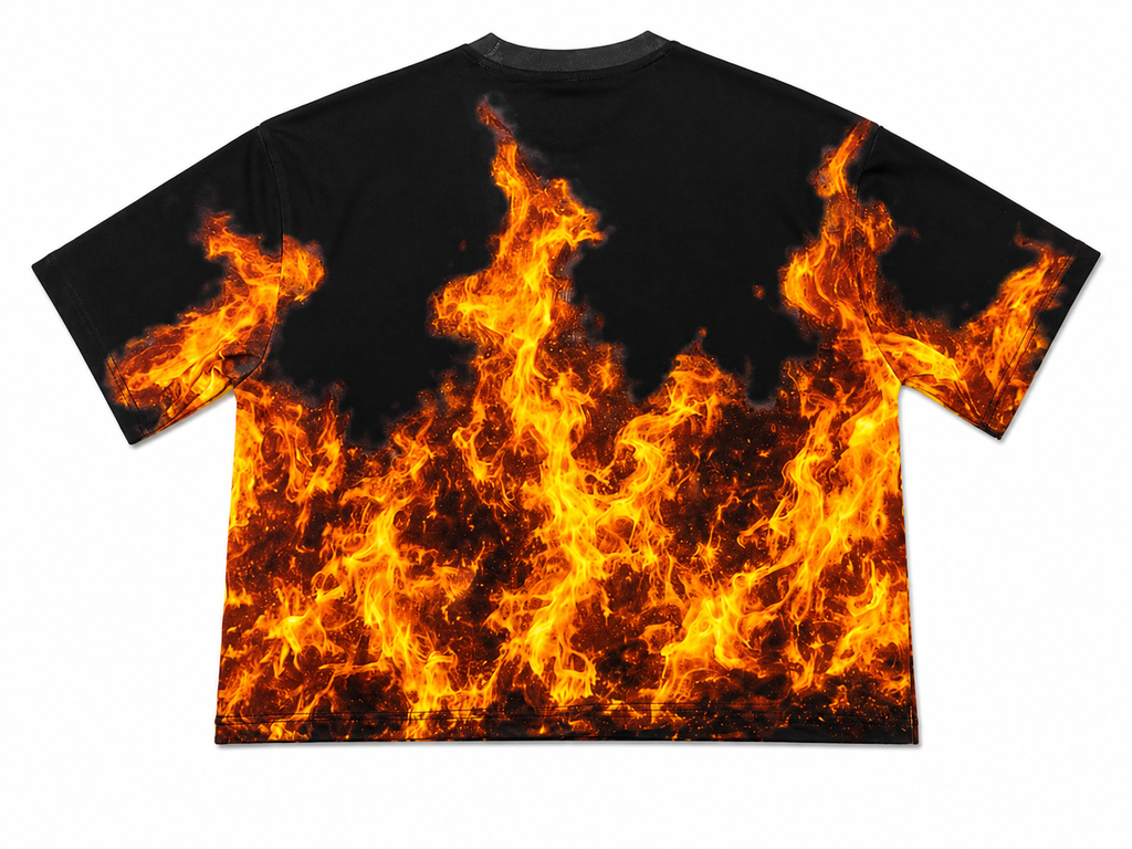 Red Flame T Shirt